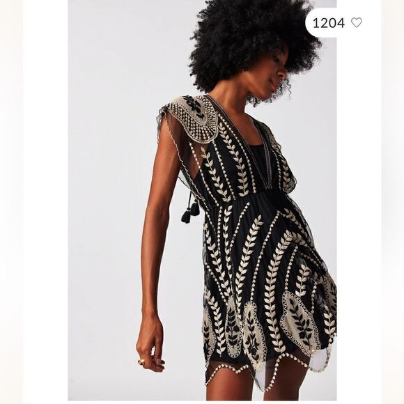 Free People Ollari Ethereal Lace Mini / Size XS